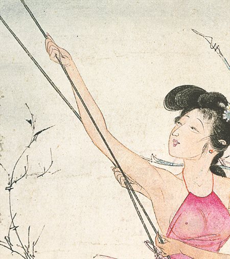 汉阳-胡也佛的仕女画和最知名的金瓶梅秘戏图